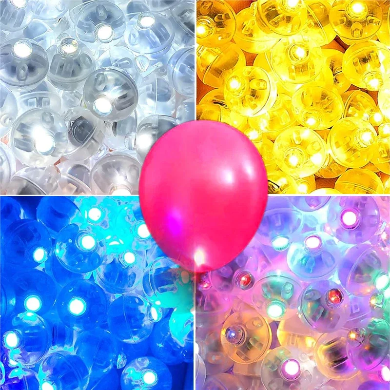 Venta al por mayor Mini globo LED luz Flash LuminousTiny vaso bola lámpara linterna luces Halloween Navidad fiesta.