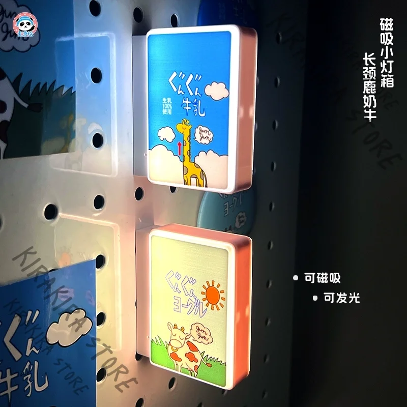

Anime Cosplay Haikyuu!! Tobio Kageyama Night Lamp Magnetic Fridge Magnets Light Boxes Milk Lights Sign Display Board Ornaments