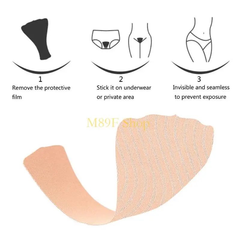 M89F 5Pcs Thin Skin Tone Privacy Stickers Secure Coverage For Shower Yoga Gym Swim