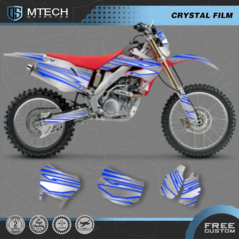 

DSMTECH Graphics Backgrounds Decal Stickers Kit for Honda CRF250X 2004 2005 2006 2007 CRF 250X 2008 2009 2010-2012 003