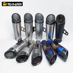 60mm Universal Motorcycle Exhaust Muffler Pipe with DB Killer For YZF R3 XMAX GSX250 Pcx125 cbr250rr crf150 mt03