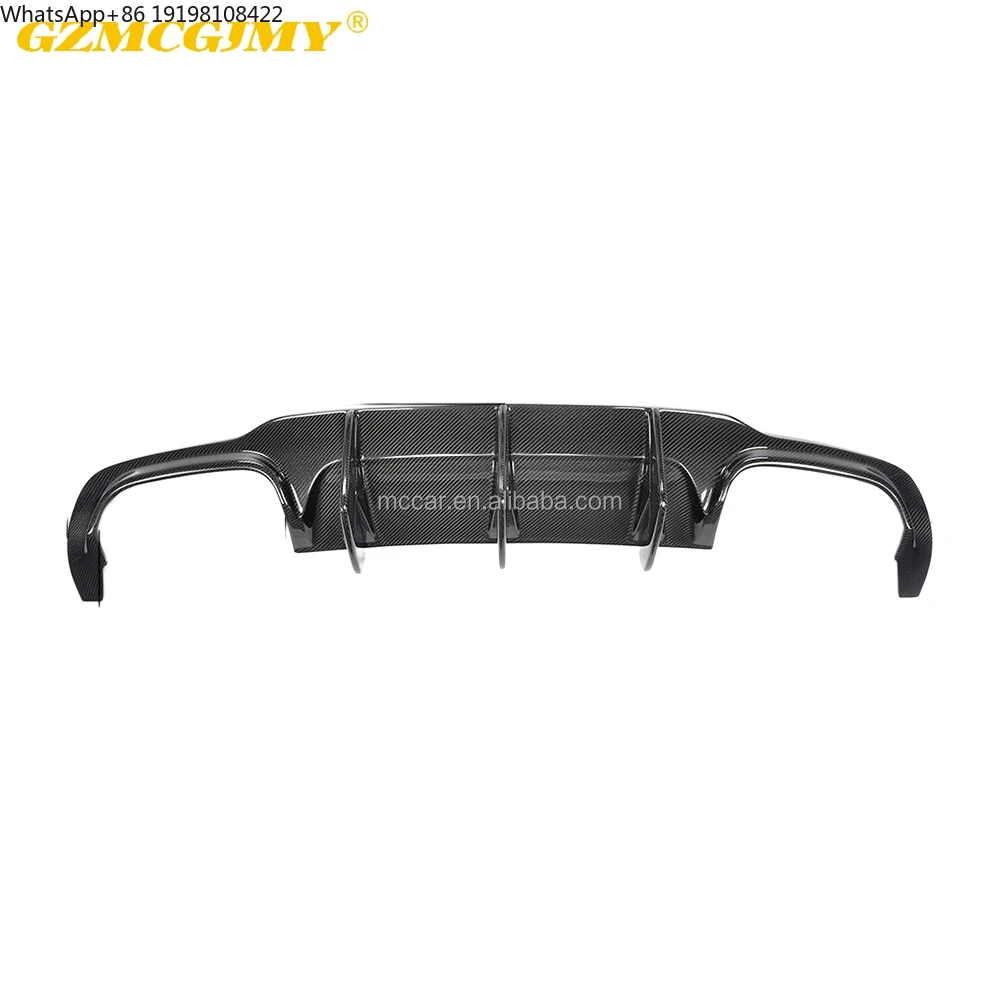 Precision-Crafted Carbon Fiber Car Bumper W204 C63 AMG Rear Diffuser for Mercedes-Benz W204 C63 AMG 2014-15