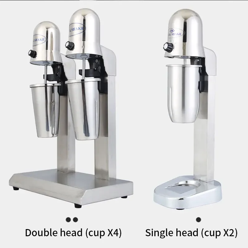 Milkshake Machine Milk Tea Shop Commercial Milk Tea Single&Double-head Mixer Electric Automatic Milk Foaming Machine