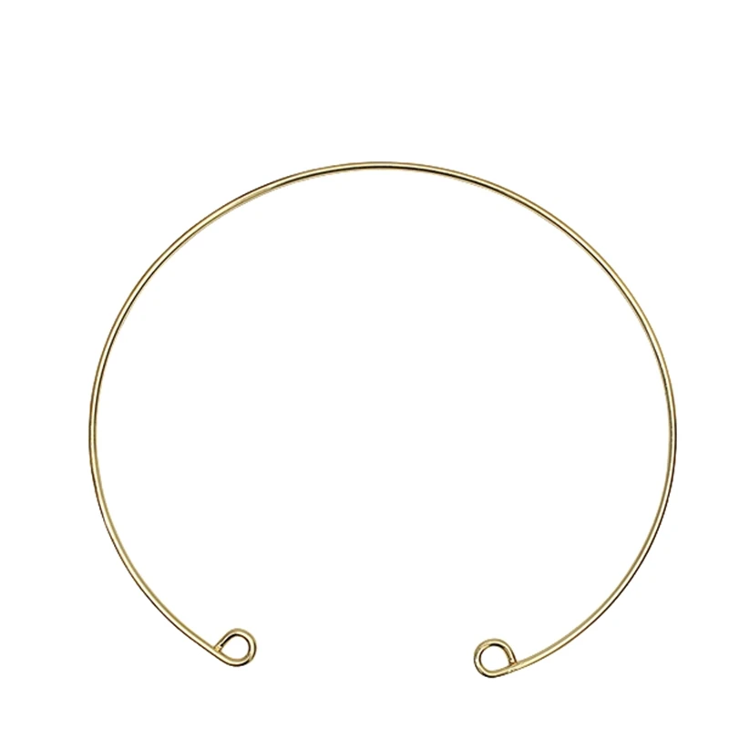 

BoYuTe (20 Pieces/Lot) 17cm Diameter Metal Iron Choker Line Accessories Handmade Diy Jewelry Making Materials