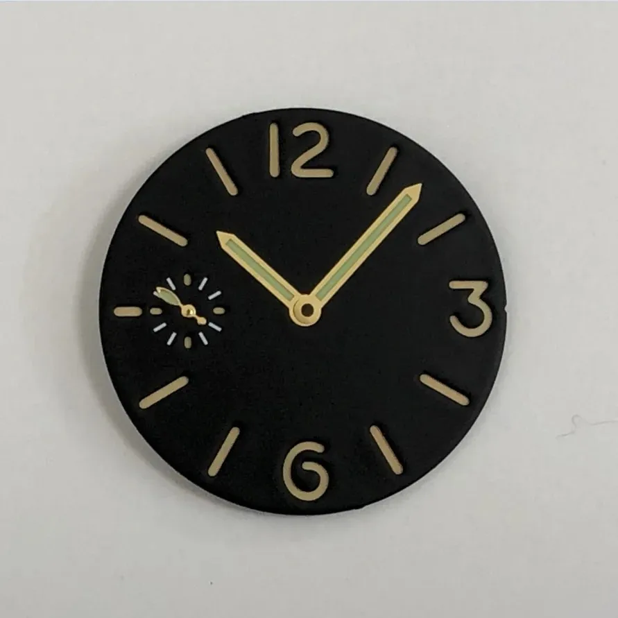 New 36mm Luminous Dial 45mm 316L Stainless Steel 6497 Case ST3600 Hands Fit ETA6497 / ST3600 Movement Watch Accessories BK0915