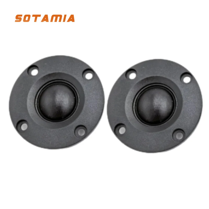 SOTAMIA 2Pcs 2 Inch 52MM Silk Film Tweeter Audio Speakers 4 8 Ohm 10W 20 Core Treble Sound Loudspeaker Hifi Music Mini Speaker