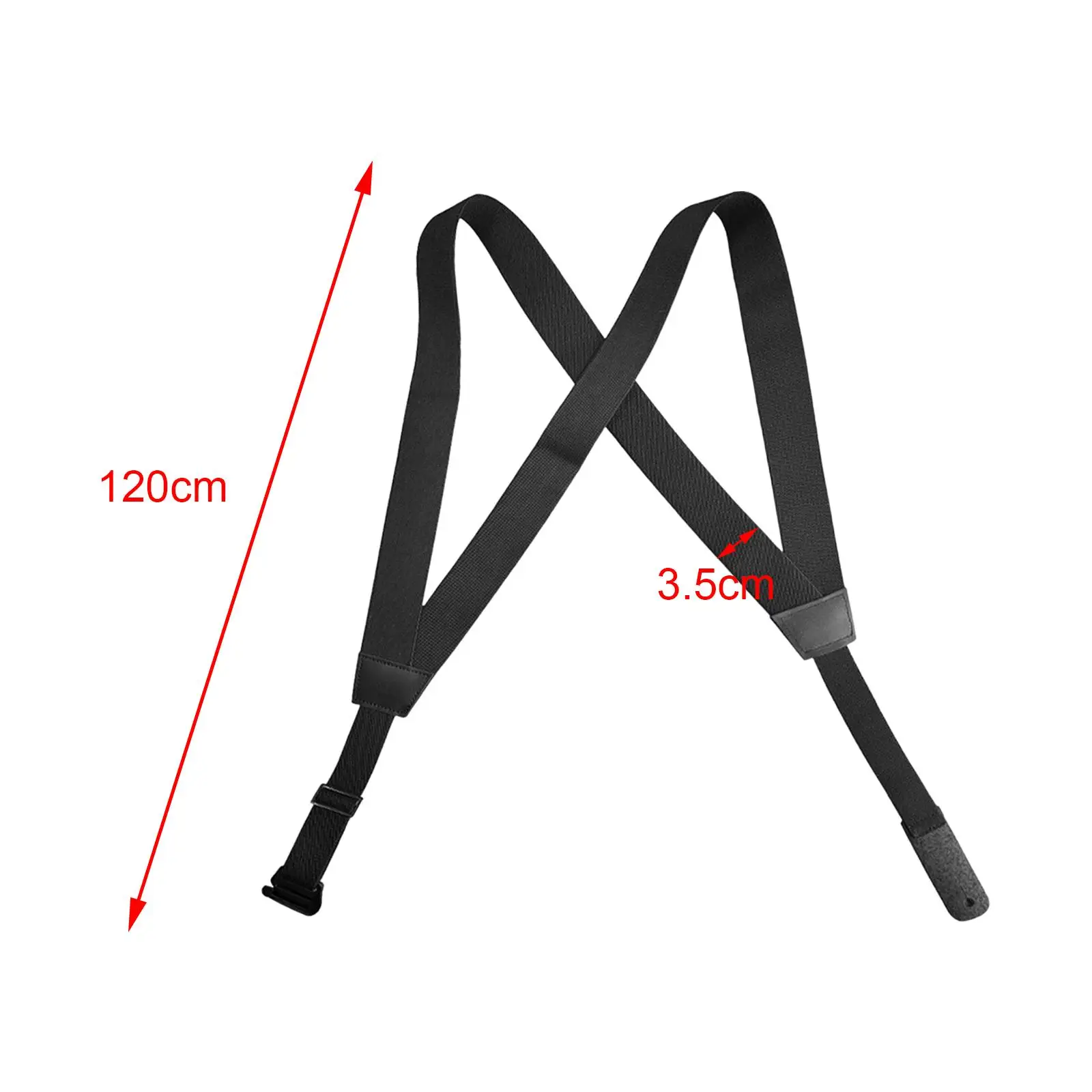 Ceinture arrière à bretelles pour hommes, pour boucles de ceinture élastiques pour adultes, réglable et confortable