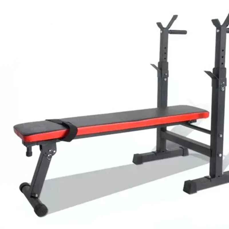

Adjustable Weight Bench with Barbell Rack Gym Bench Press Workout Weight Bench