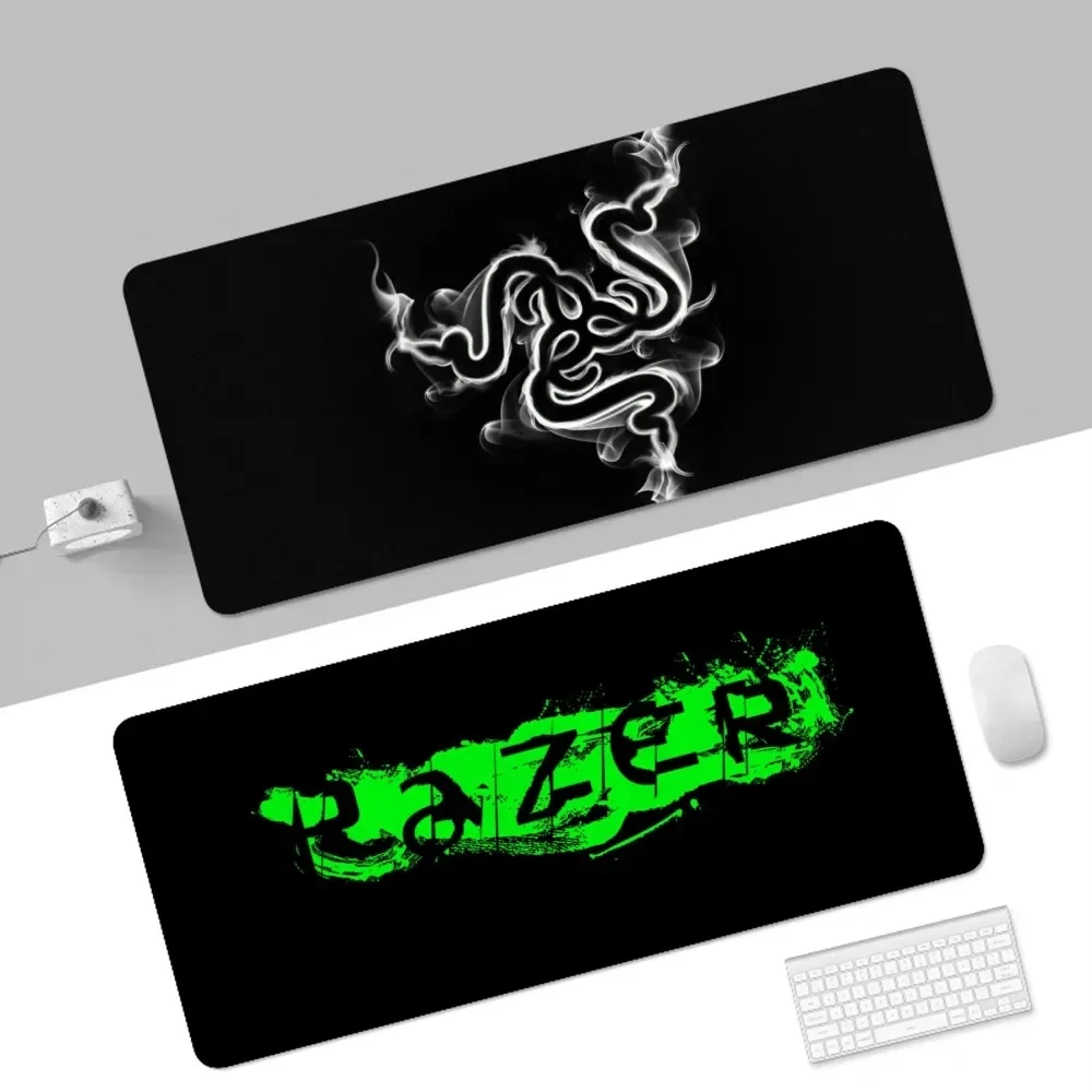 

R-Razer GAME Mousepad 80x30cm XL Lockedge Office Computer Desk Mat Table Keyboard Big Mouse Pad Laptop Cushion Bedroom