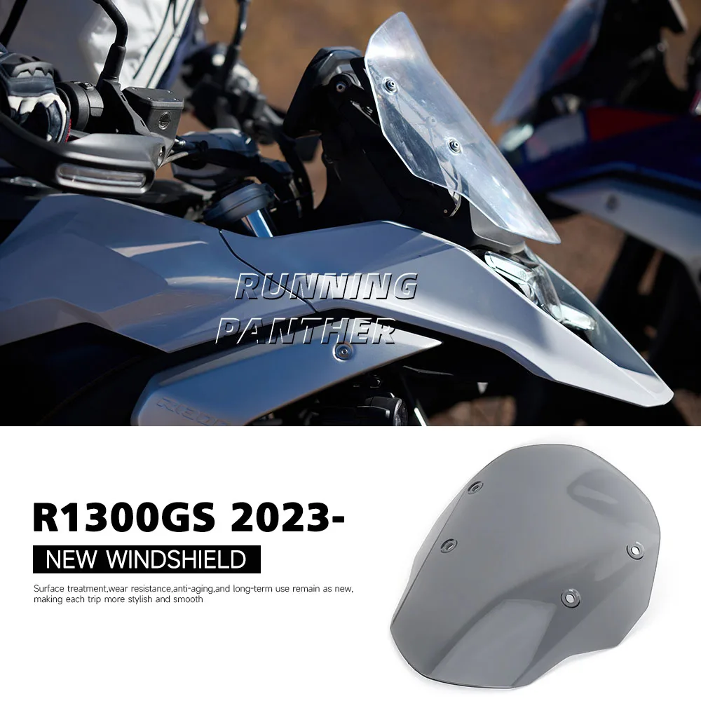 

Motorcycle Windscreen For BMW R1300GS R 1300 GS r1300gs 2023 2024 2025 Windshield Fairing Wind Deflector Adjustable Accessories