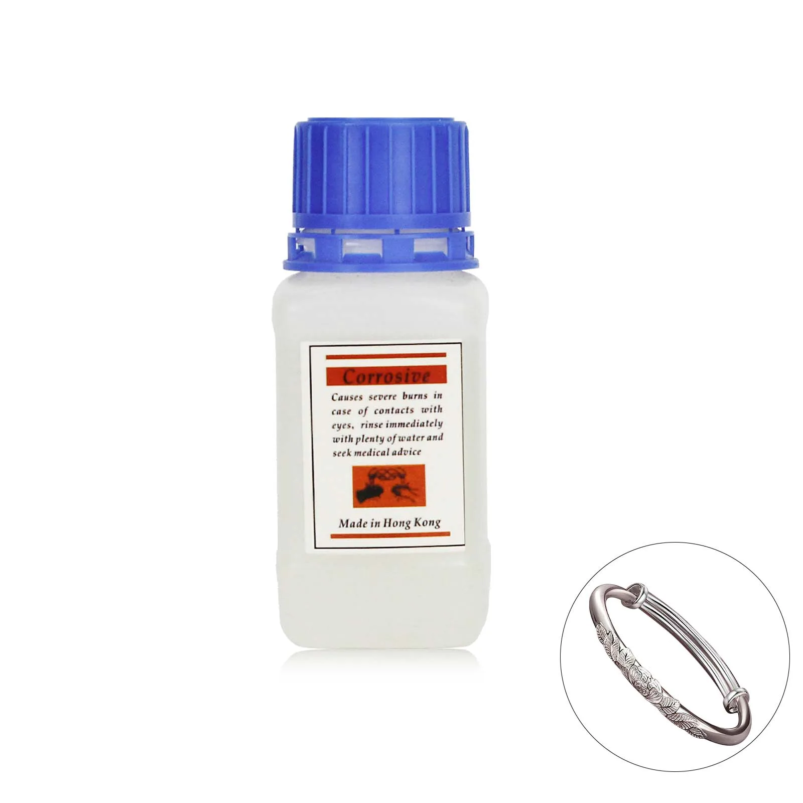 100ML Jewellery Silver Plating Solution Plate Pure Silver onto Worn Silver Brass Copper