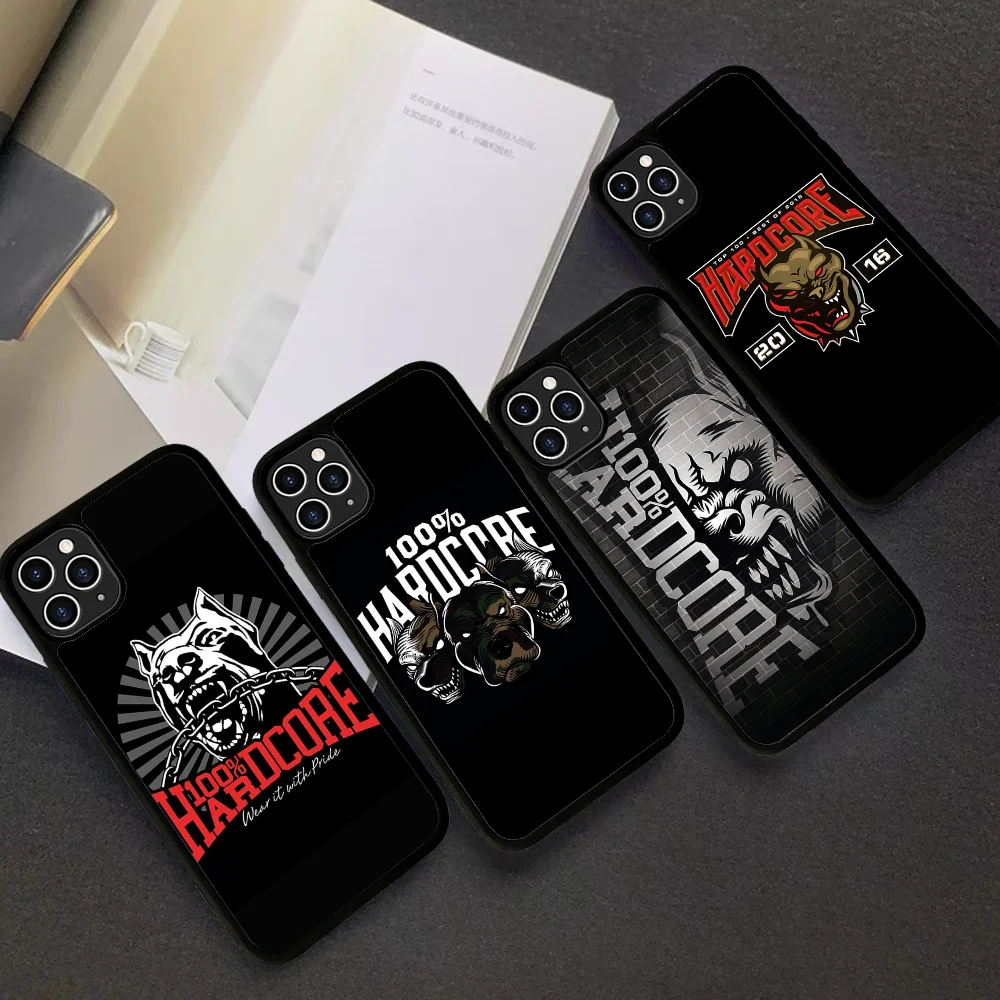 

100 Hardcore Dog To The Bone Phone Case Silicone PC+TPU For Samsung S10 20 30 22 23 24 Plus Lite Ultra Cover