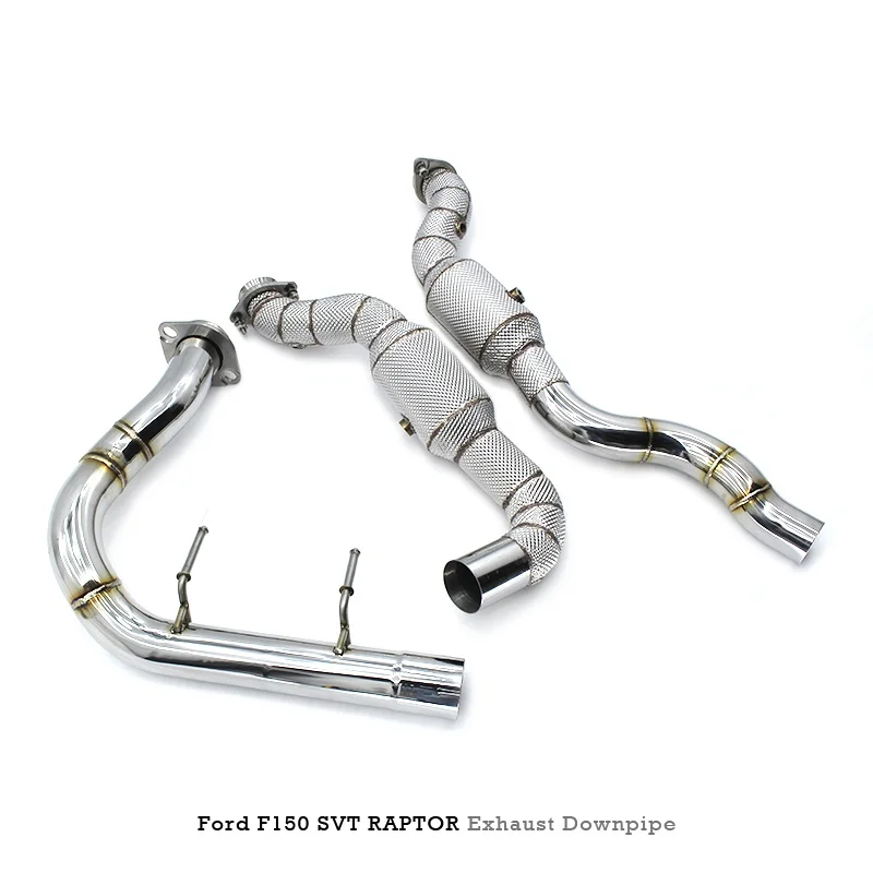  Head Section High flow Pipes Exhaust Pipes branch downpipe Exhaust Pipe with catalyst For Ford F150 SVT RAPTOR 3.5TT 