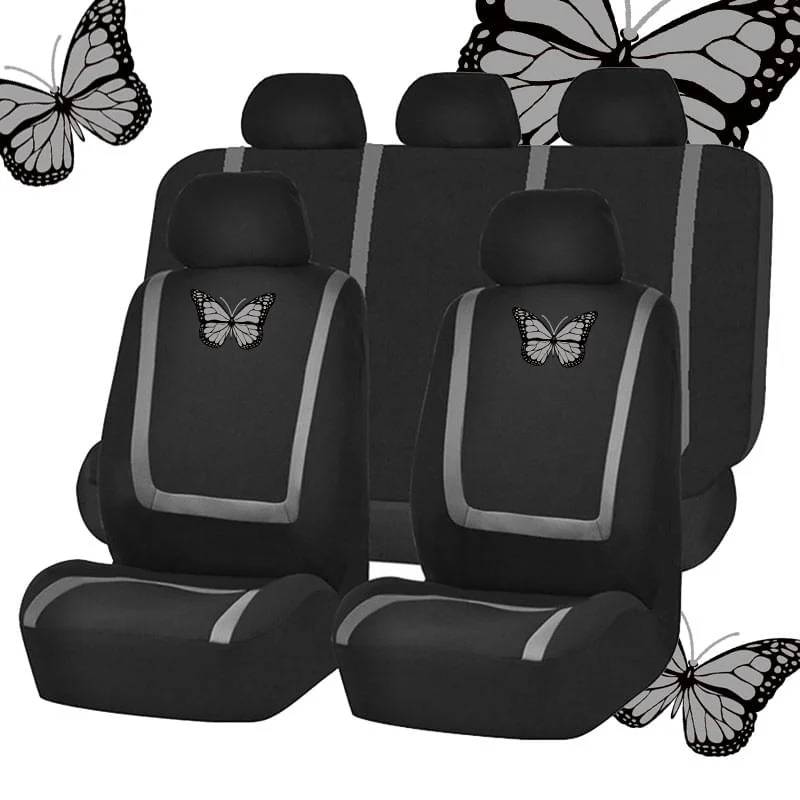 Car Seat Cover Universal Auto Flat Stretch Fabric Set Front Standard Automobile Interior Protector Products Accessories