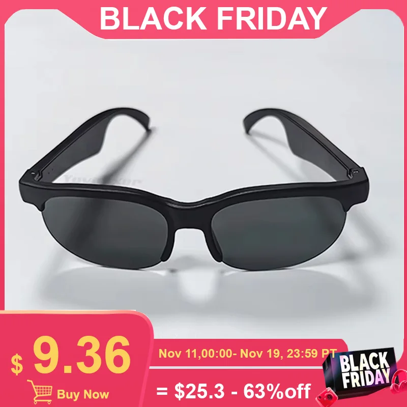 

Интеллектуальные Bluetooth-очки с искусственным интеллектом, беспроводные Bluetooth-наушники, многоязычный перевод в реальном времени, наушники