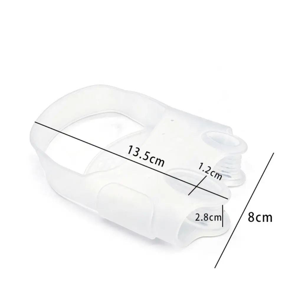 1 Pair Washable Soft Toe Separators Flexible Breathable Gel Toe Protectors Shock Absorption Easy Clean Toe Spacers Women