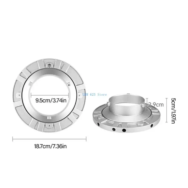 41QA Quality Metal Bowen Mount for Fast Light Setups in Studio or Outdoor Activity