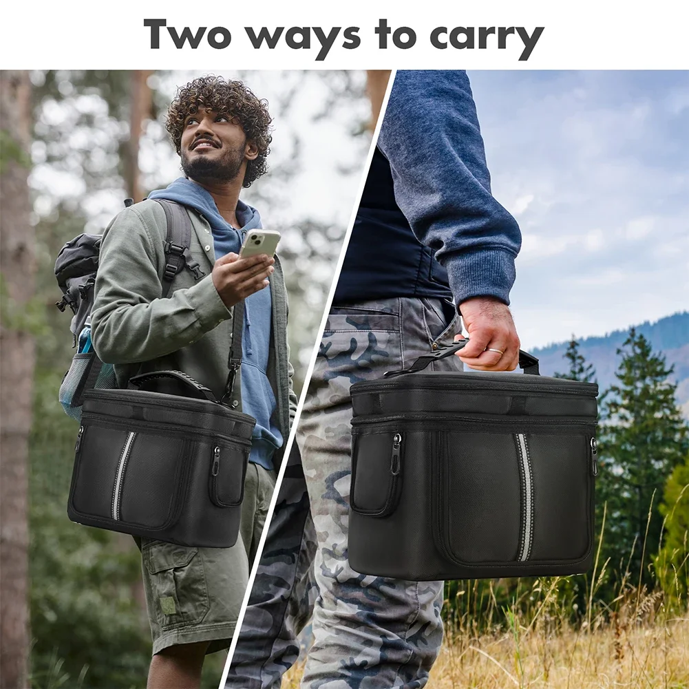 حقيبة حمل مقاومة للماء لمحطة الطاقة المحمولة BLUETTI مولد الطاقة الشمسية EB3A 268Wh LiFePO4 بطارية احتياطية حقيبة تخزين السفر