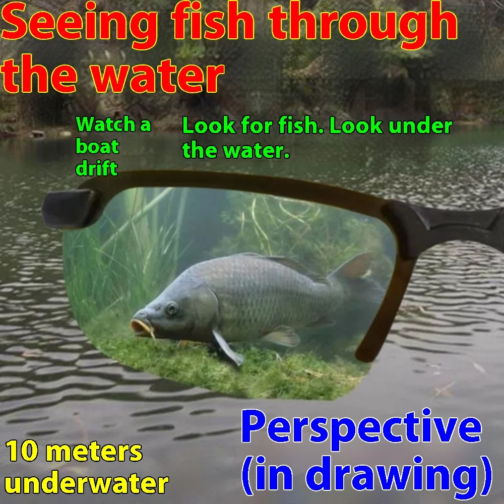 When fishing, observe floating objects, shoot fish, and view fish through high-definition underwater goggles.
