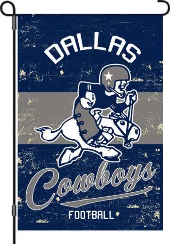 Vintage Dallas Cowboys garden flag 12