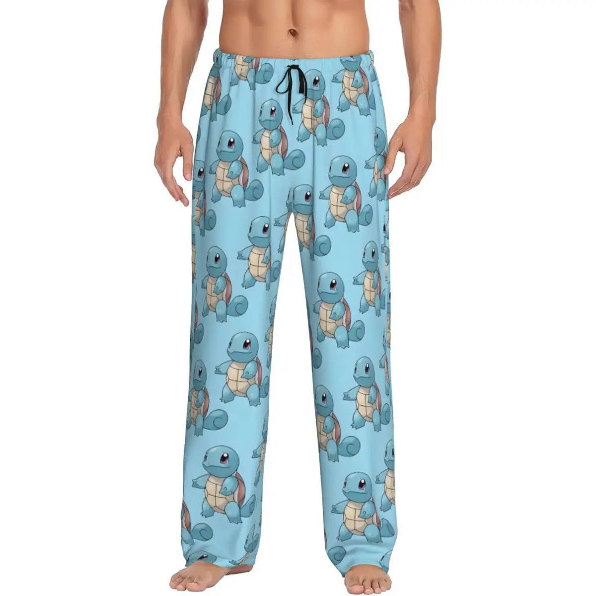 calcas-de-pijama-personalizadas-squirtles-homens-videogames-lounge-sleep-stretch-pijamas-bottoms-com-bolsos