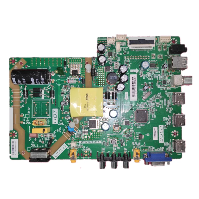 شحن مجاني! 3MSV56EOMTA V8-MSV56AP-F30V030 40D1620 02T-SK156A-T269000 ثلاثة في واحد اللوحة الأم التلفزيون اختبارها بشكل جيد