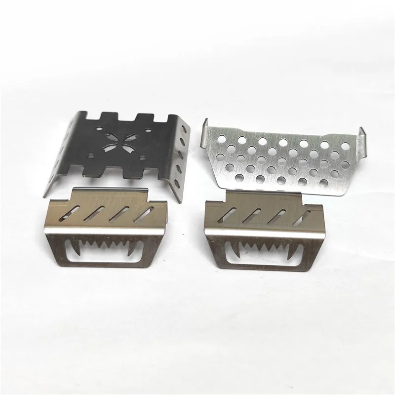 

YIKONG YK4102 YK4103 YK4082 YK4083 Обновление запасных частей для радиоуправляемых автомобилей Модифицированное шасси Броня Металлический щит