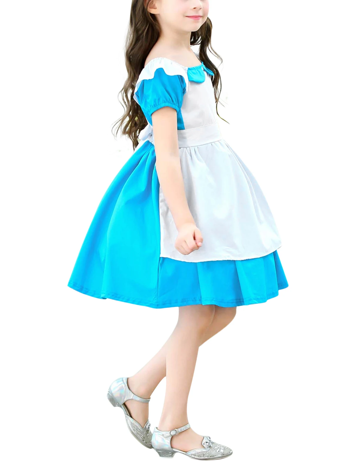 Jurebecia-Costume Alice au Pays des Merveilles pour Bol, Robe de Princesse d\'Anniversaire, Vêtements de Pâques, Tenue Cosplay de ixd\'Halloween