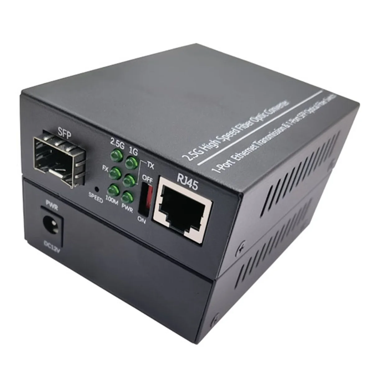 

ГОРЯЧИЙ 2,5G оптоволоконный медиаконвертер, гигабитный SFP-трансивер, 1000 Мбит/с, совместимый с обычной вилкой E/GPON EU