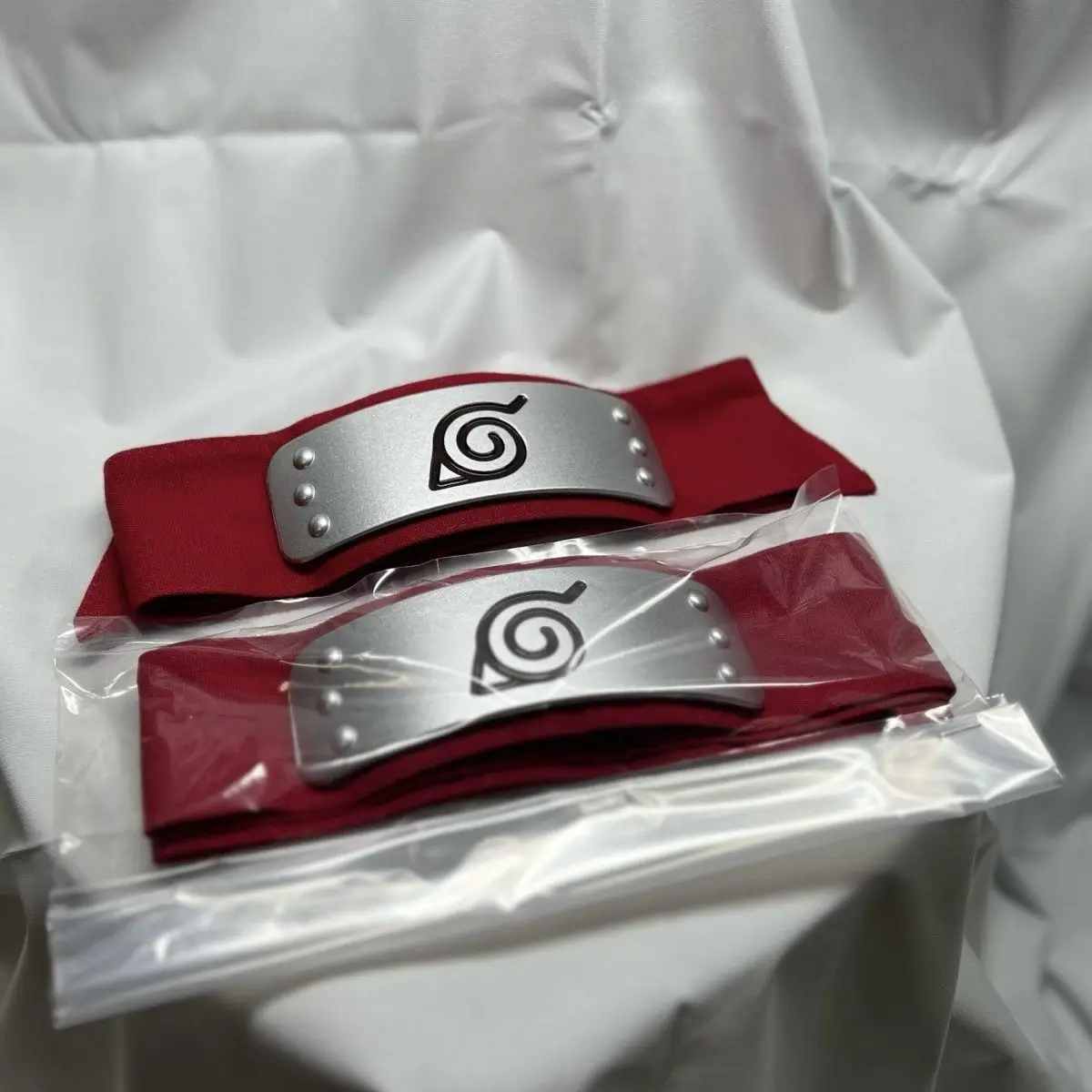 Anime Naruto Konoha Stirnband Cosplay Stirnschutz Verstellbares Stoff-Stirnband Halloween Party Kostüm Zubehör Geschenk – Detail 4