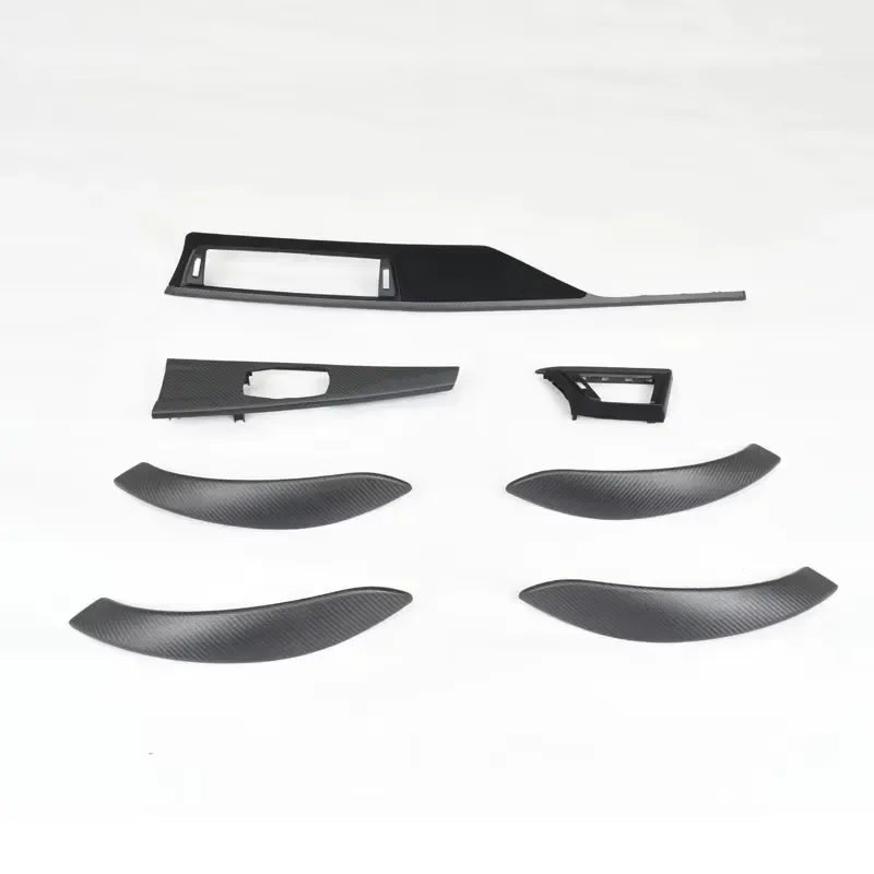 Fit for 3 Series F30 F35 Carbon Fiber Interior Accessories Kit Door Handle & Control Panel Cover Parts
