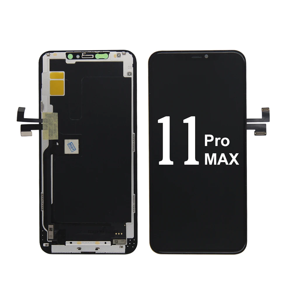 Choice 100%  Top Choice OLED for iPhone 11 Pro Max LCD Display Screen With 3D Touch Digitizer Assembly No Dead Pixel Replacement