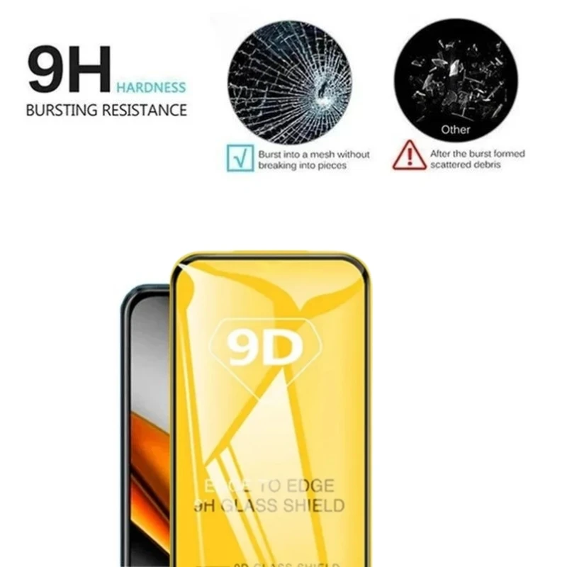 3-5pcs Tempered Glass for Xiaomi 13T Redmi Note 12 11 10 9 8 7 S 12T Pro Screen Protector for Poco X5 X4 X3 F5 F4 F3 Pro GT