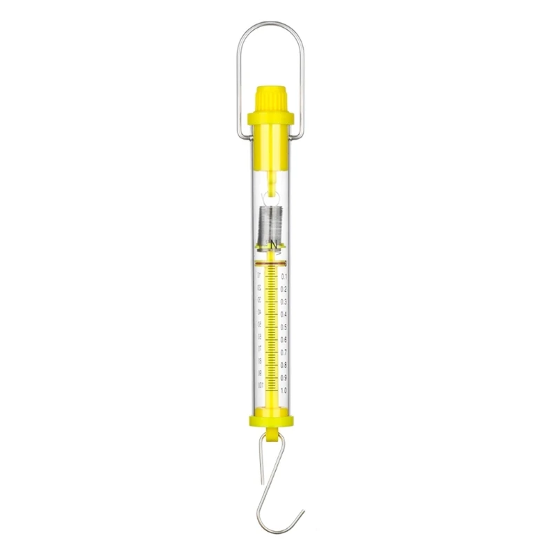 1N 2.5N 5N 10N 20N 30N 50N Precise Engineered Spring Scale With Double Hooks For Physics Teaching Educational Use C7AC