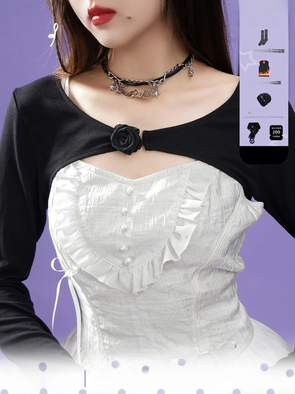 

SagiDolls k Rose ort Svel Jaet Sweet Sle Long Sve Cover up Солнцезащитная верхняя одежда Универсальная байкерская майка