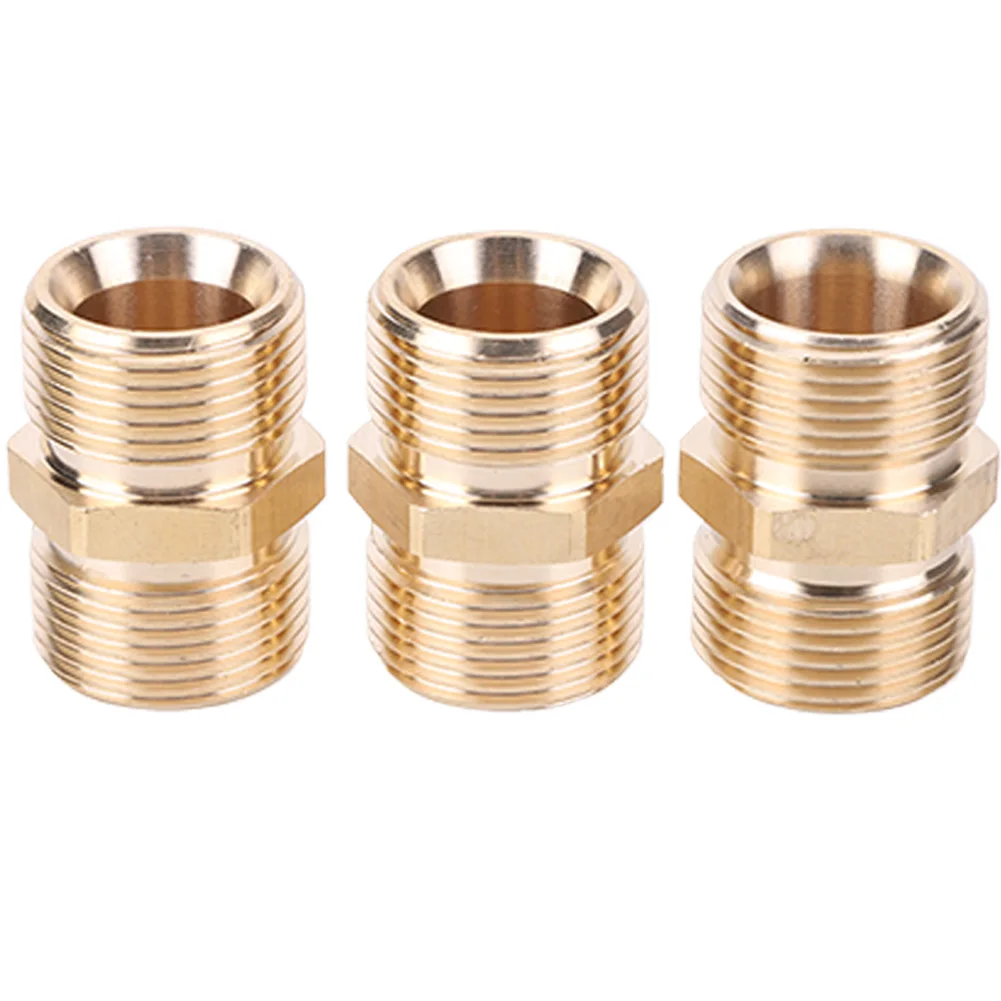 

Hose Coupler Adapter M22 14/15mm Thread High Pressure Washer Gun Hose Mutual Connector Hose Fitting for High Pressure Washer Gun