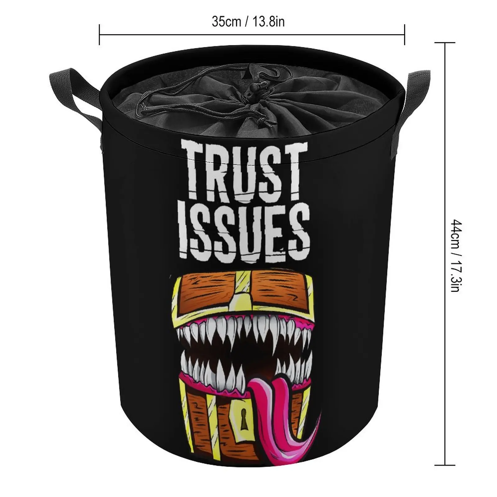 Tie Up Your Dirty Pocket Mimic Trust Issues Essential for Sale Large Capacity Novelty Laundry Basket Handle on Both Sides Can Be