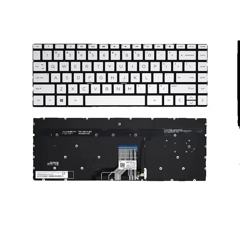 Replacement US Backlit Keyboard For HP ENVY X360 13-AN 13-AP Envy 13-AG 13m-AG 13-AH 13-AQ 13-AR TPN-W141/W133/W136/Q214/Q212 No