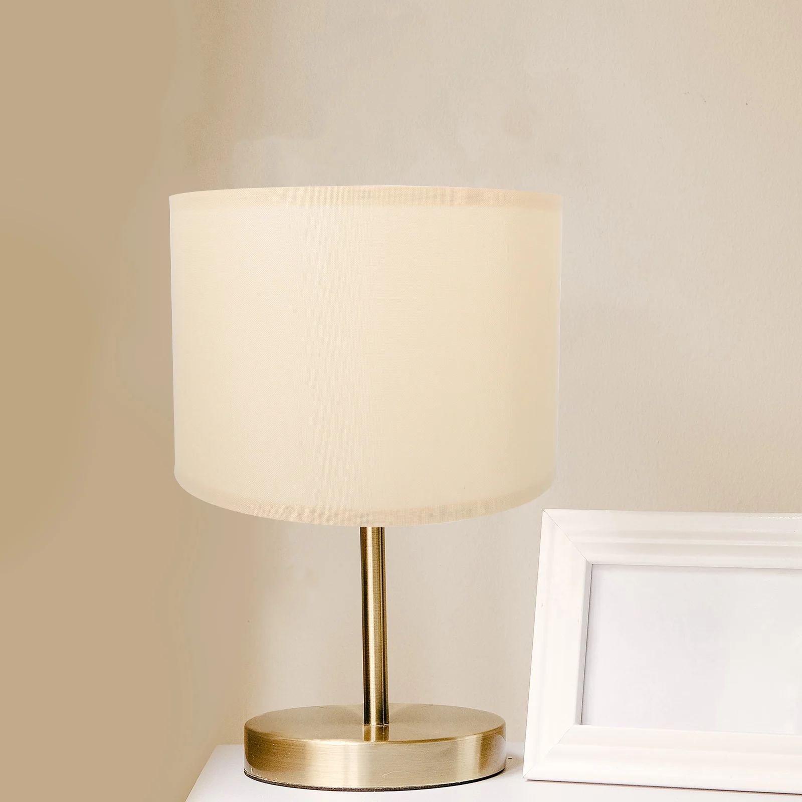 

Beige Lampshade Light Cover for E27 Desk Floor Lamp Bedroom Living Room Washable Modern Table Household Lampshade Shades