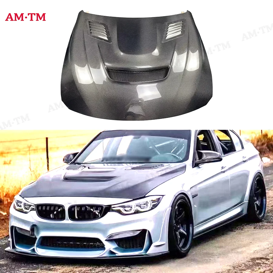 

Для BMW M3 F80 M4 F82 F83 2014-2020: карбоновый капот, крышка двигателя из карбона, элементы обвеса кузова автомобиля.