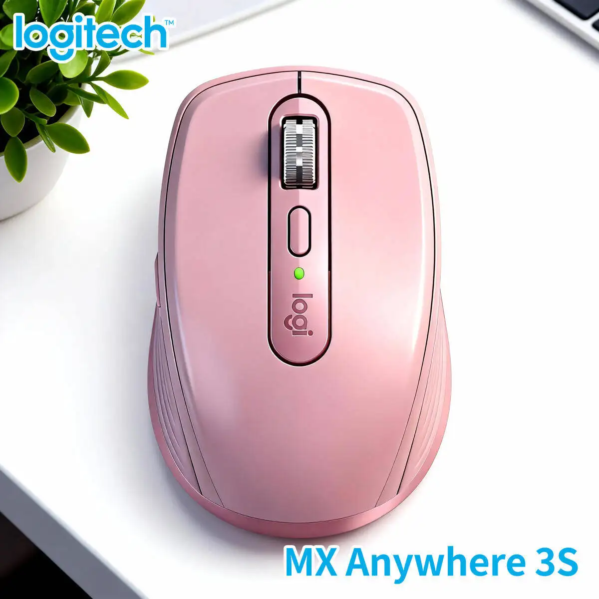 

Logitech MX Anywhere 3S High DPI Mouse for Marketers Office Travel Multi-Device Sync