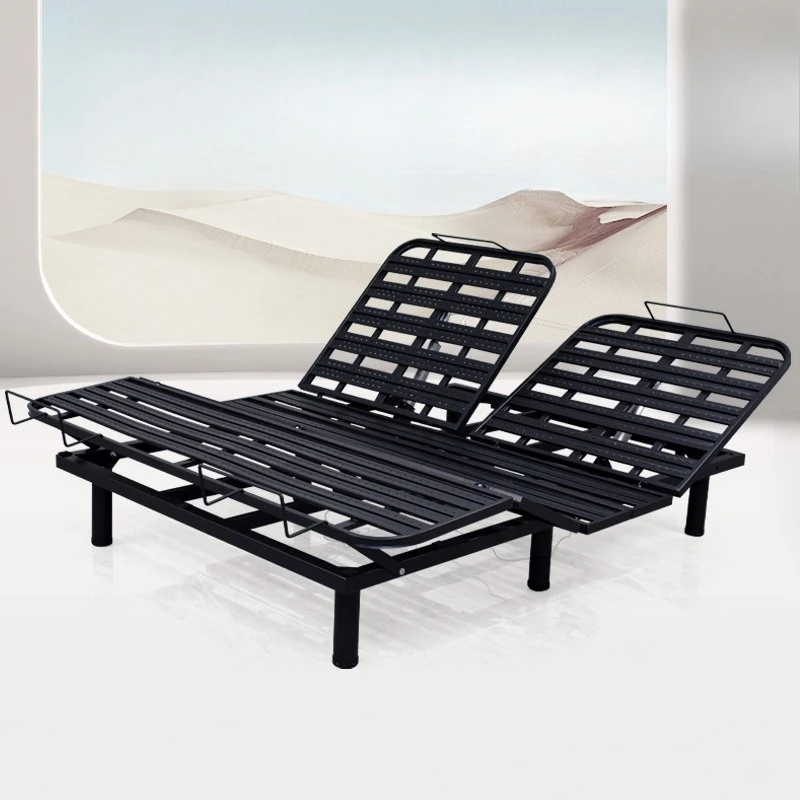 Smart bed, electric split bed, modern simple multifunctional bed, flush and liftable, husband and wife do not disturb each other