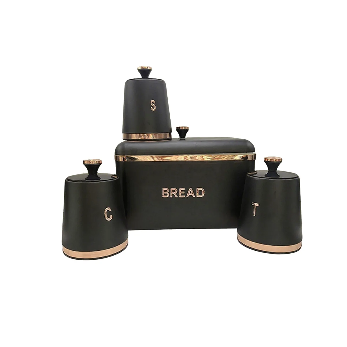 

Набор металлических контейнеров для хранения хлеба и герметичных банок для кухни 2026 года