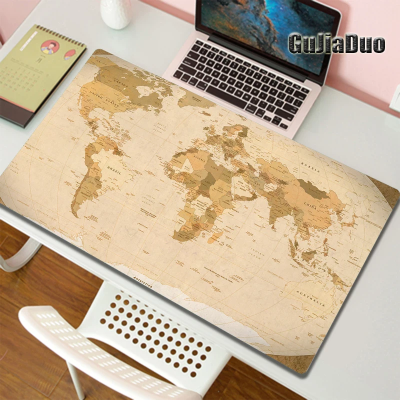 400x900 Gamer Large Size Map Mouse Pad Computer Table Pad XXL Anti Slip Desk Mat Gaming Hoom Accessories PC Art Mousepad Carpet