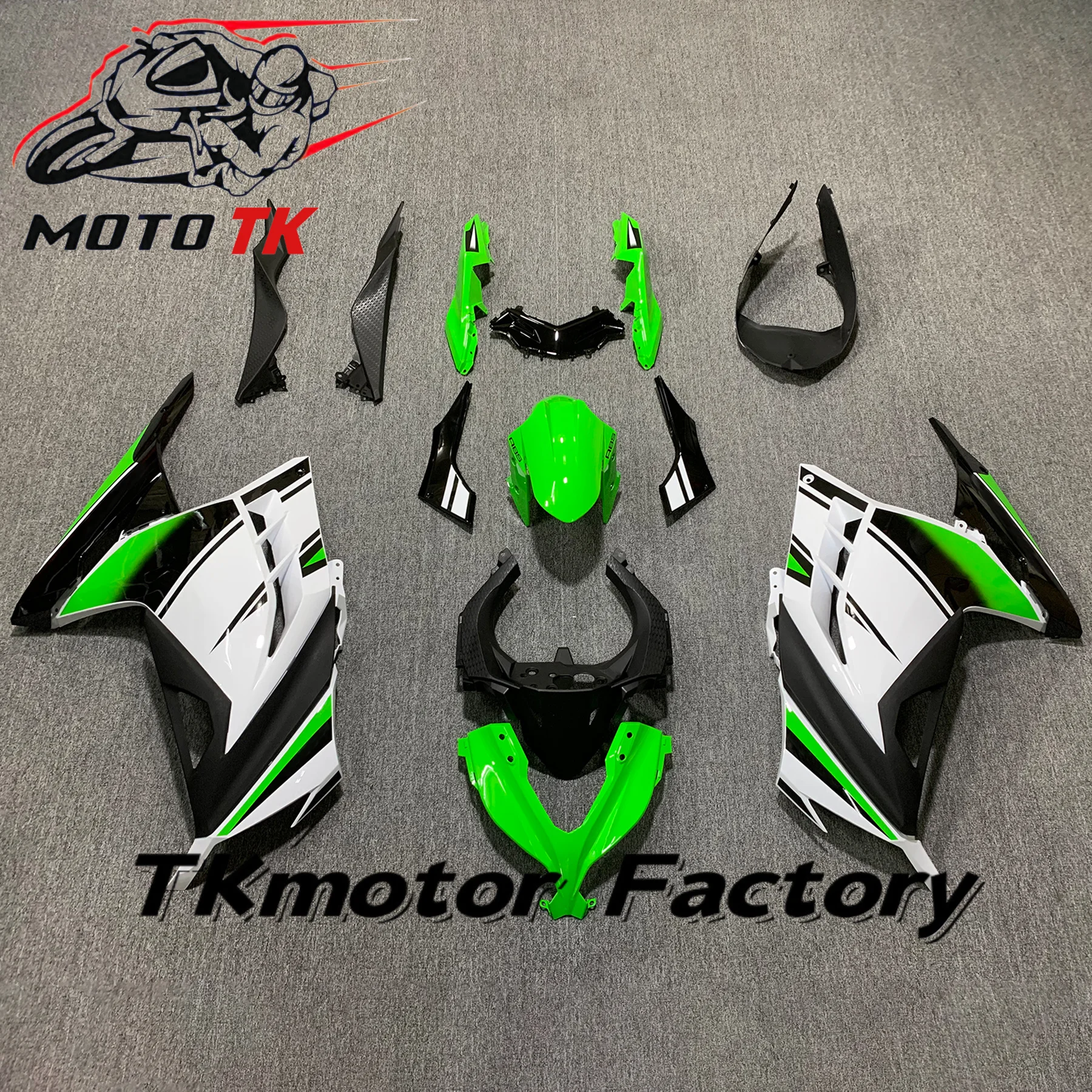 Full Body Kits Ninja 250R  2013-2017 Black Fairing Kit Ninja 250R ninja300 Fairings 2015 2016 2017 Motorcycle Accessories