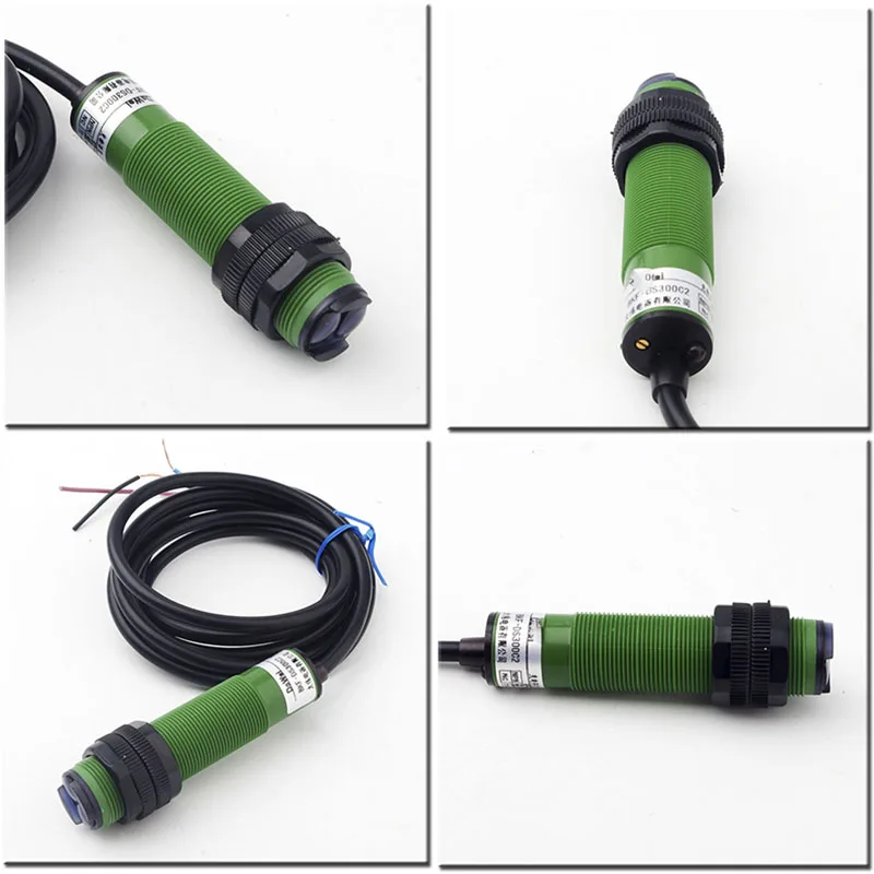 DC6V TO DC36V 3m Proximity Switch Diffuse Reflection Photoelectric Sensor For Garage Automation NPN NO OR NPN NC