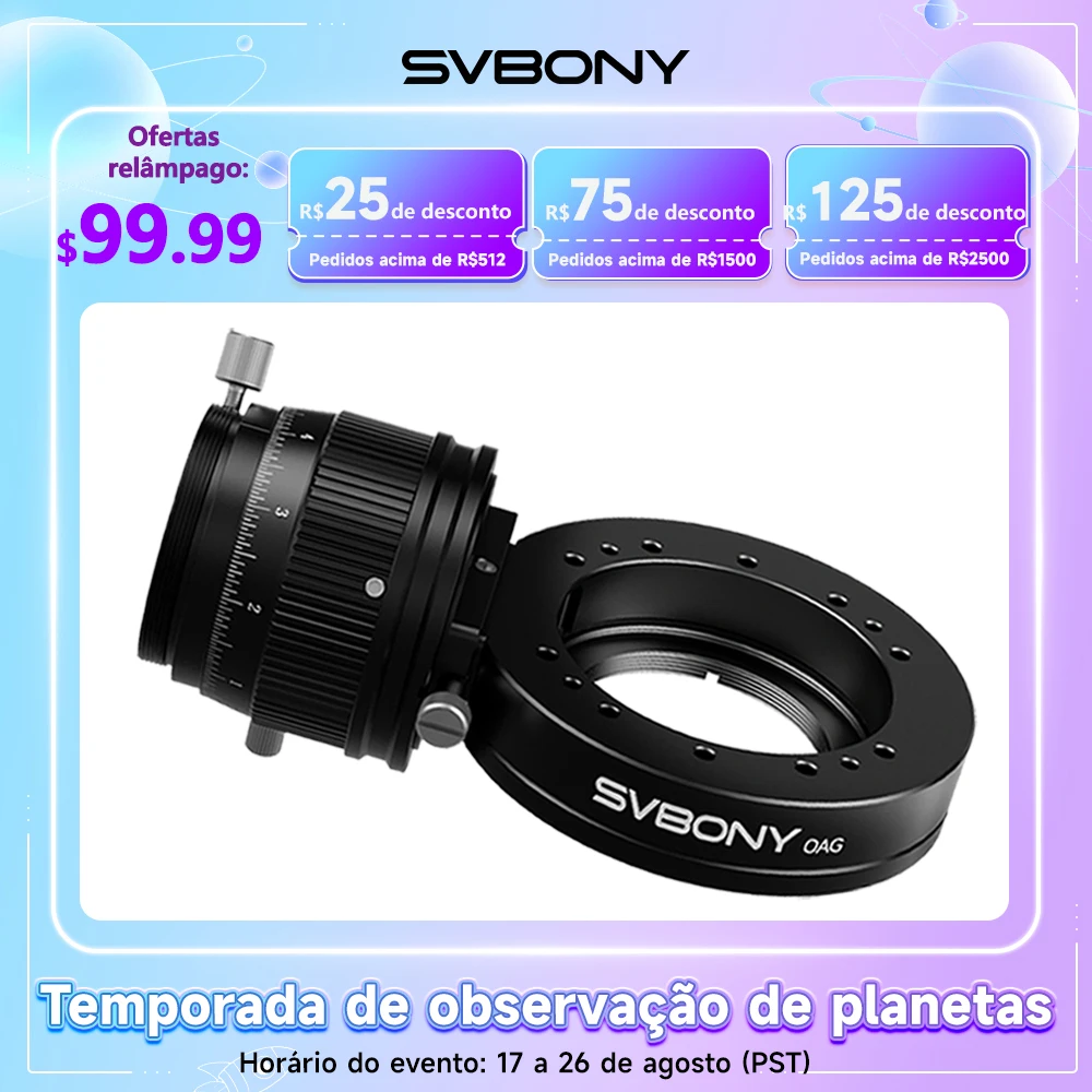SVBONY SV238 Guia Off-Axis para Astrofotografia Profunda