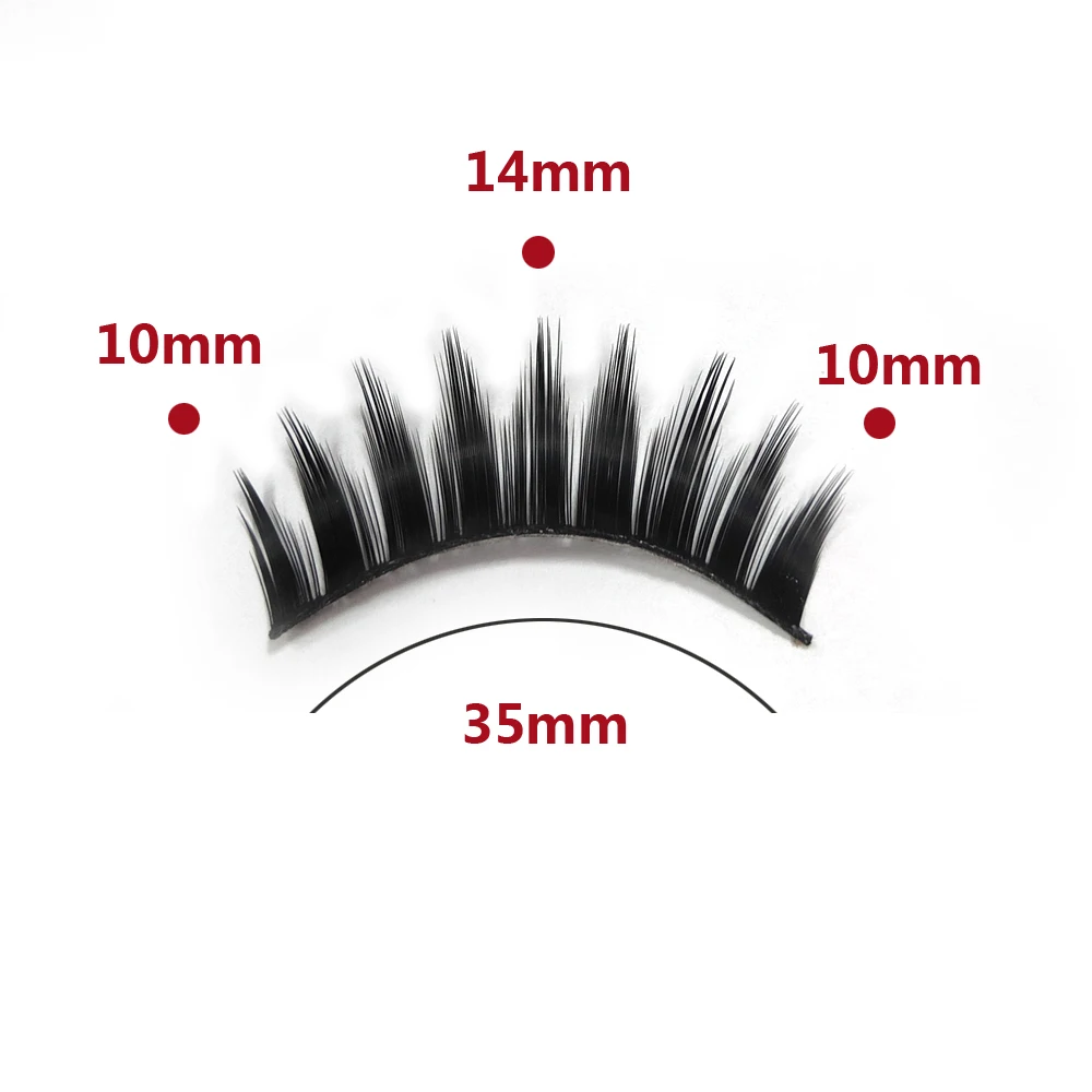 ICYCHEER Thick 5 Pairs Makeup Natural False Eyelashes Eye Lash Long Black Handmade Soft