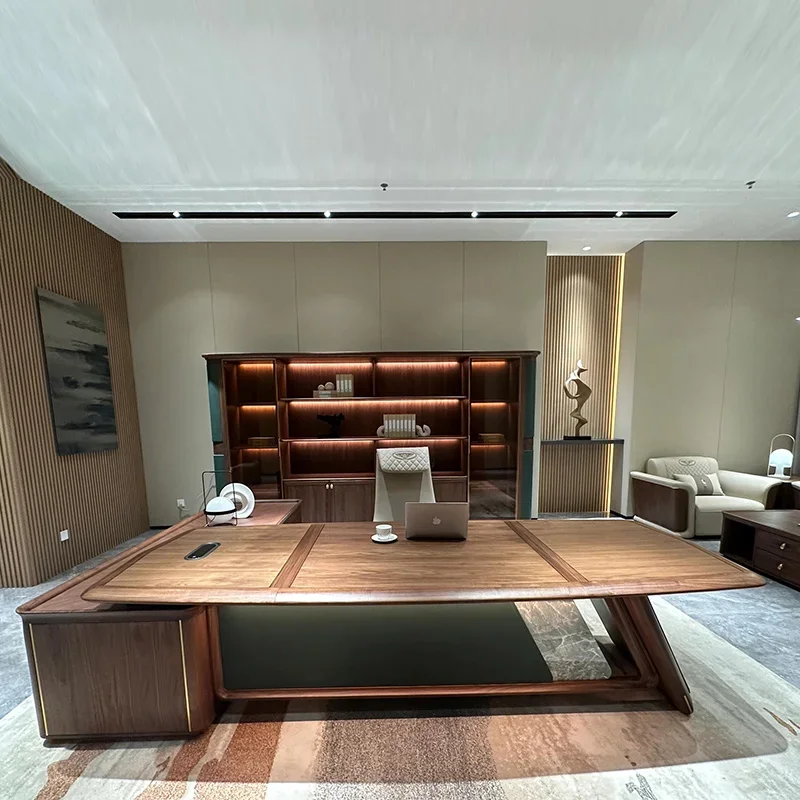 Designer Manager Executive Office Desk Drawers Big Luxury Standing Computer Desk Study Modern Bureau Tafel Work Station Table