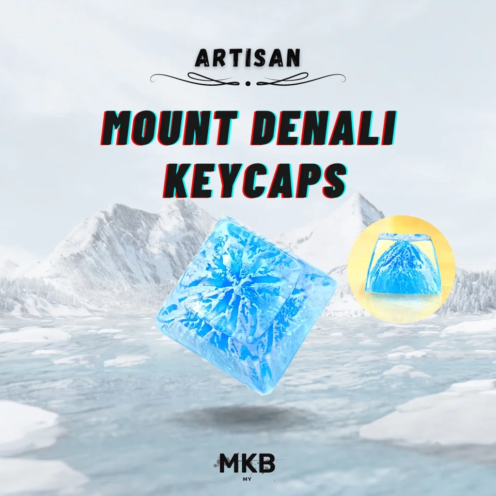[READY STOCK] Artisan Mountain Keycap for Mechanical Keyboard - 10 Mountains - Enter & Shift